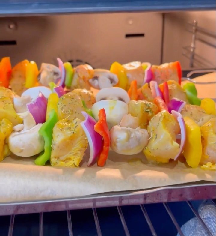 Brochettes de Poulet Mariné