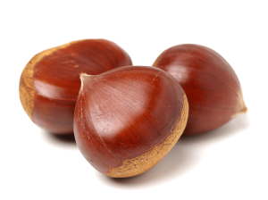 châtaigne pelée au feu