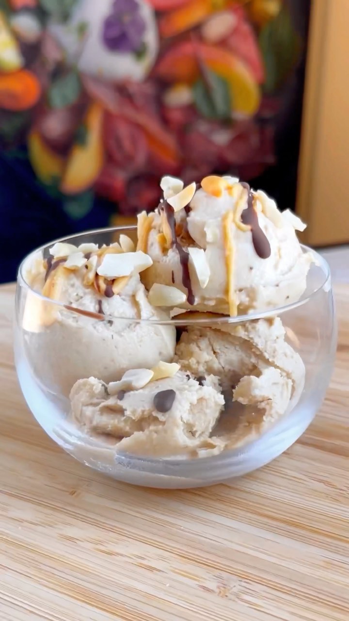 La glace healthy au peanut butter