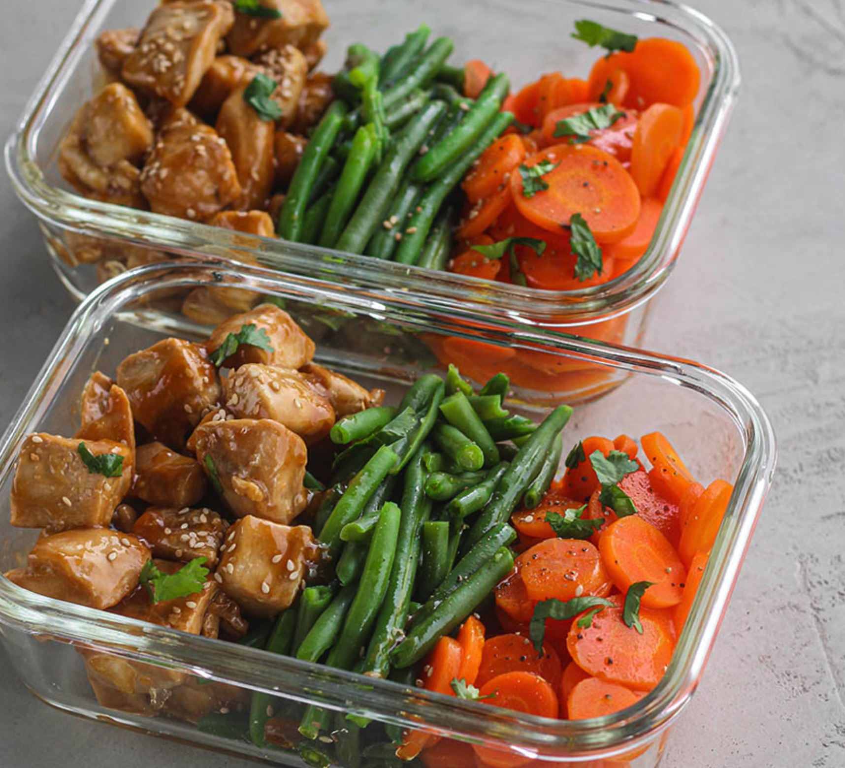 Poulet caramélisé et légumes gourmands