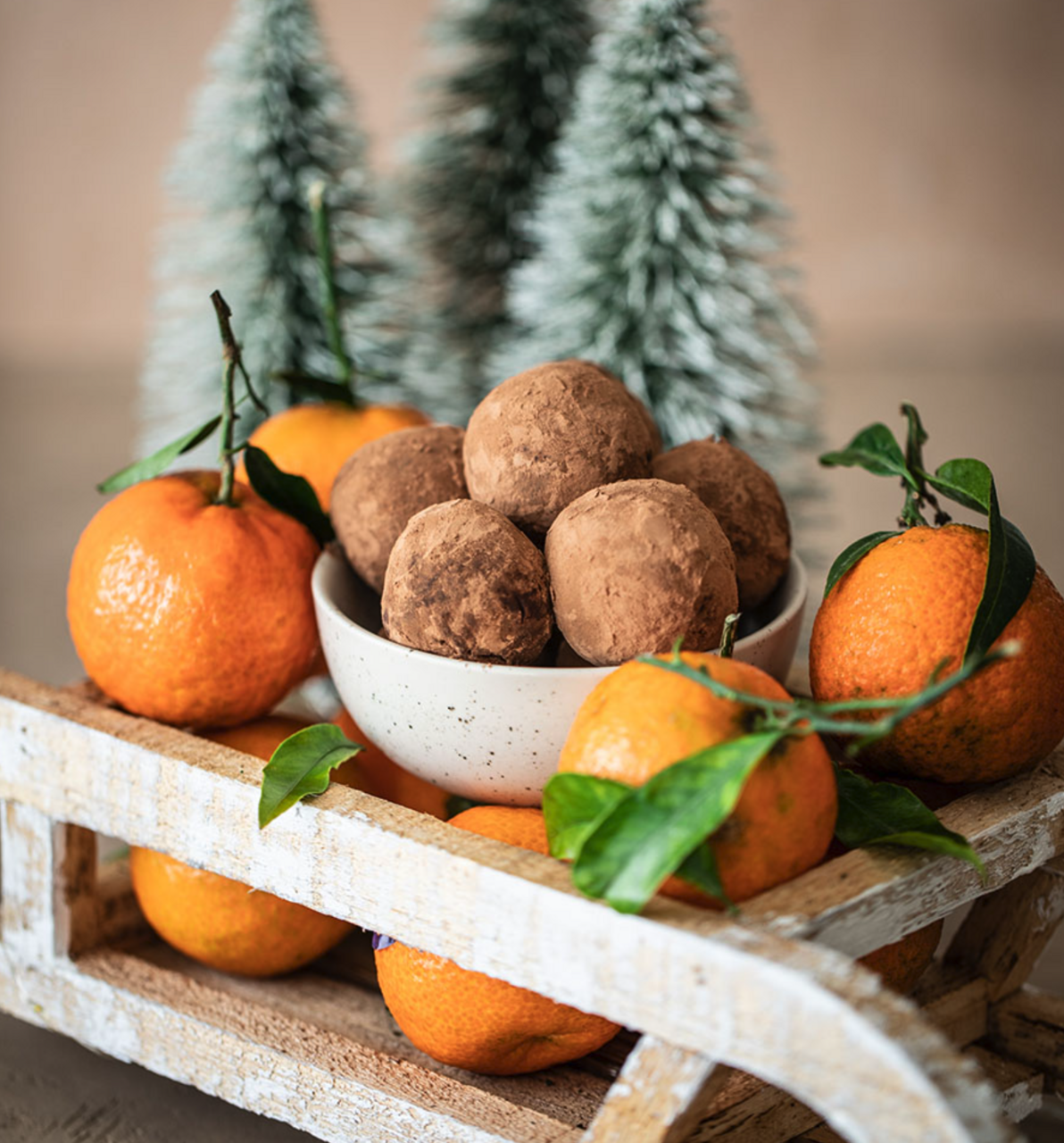 Energy balls au chocolat et à l’orange façon truffes au chocolat