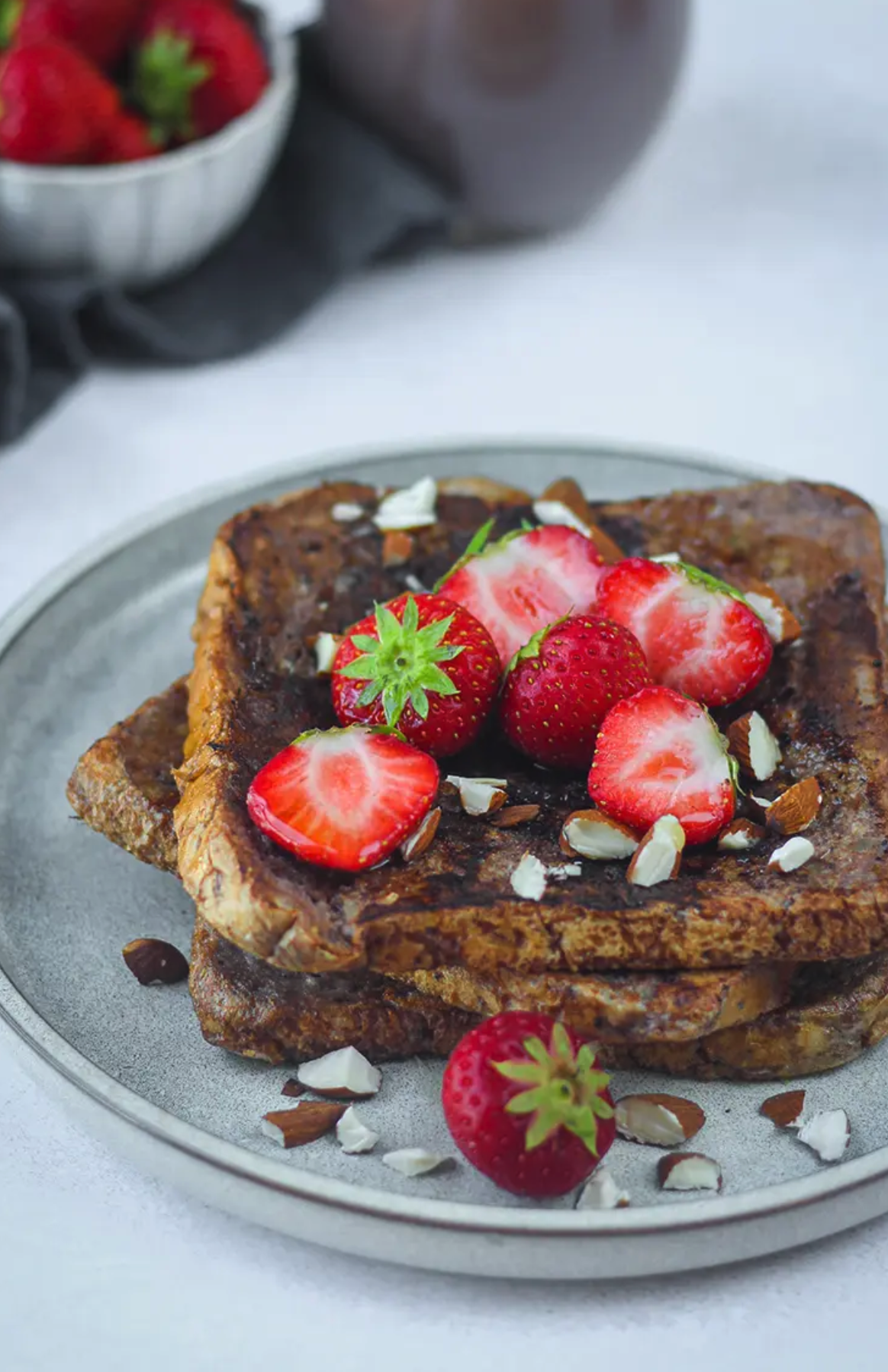 Pain perdu choco-fraise