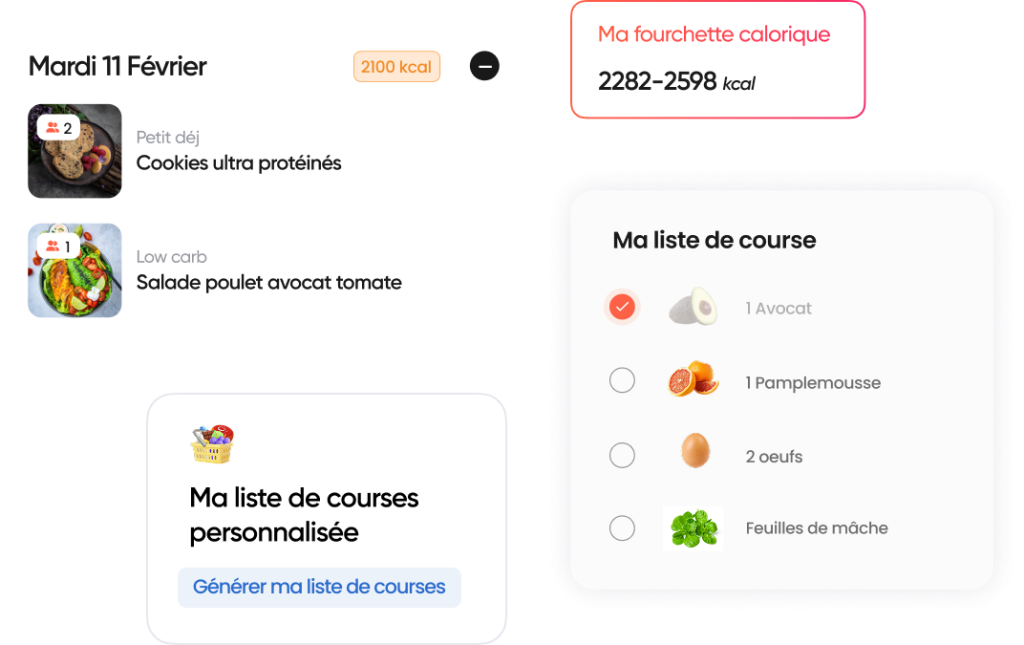 Application perte de poids