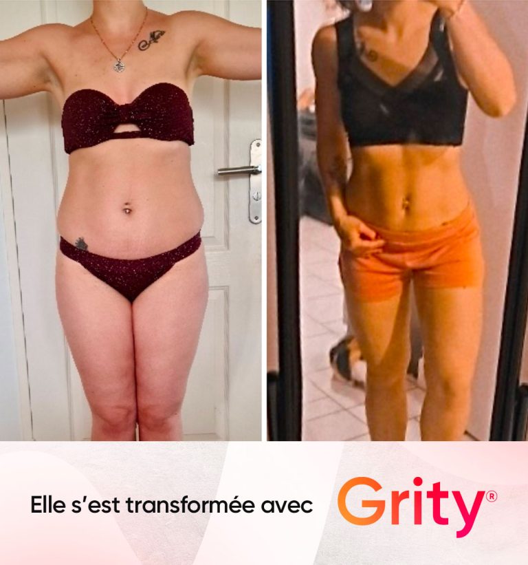 Perte de poids avant après