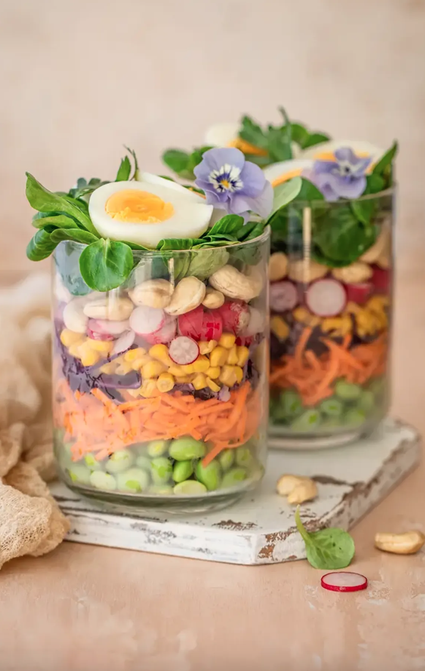 Salade rainbow véggie