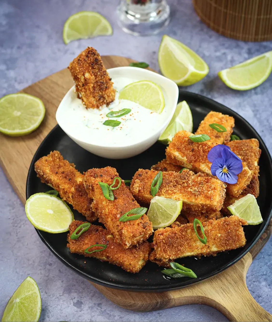 Bâtonnets de tofu croustillants
