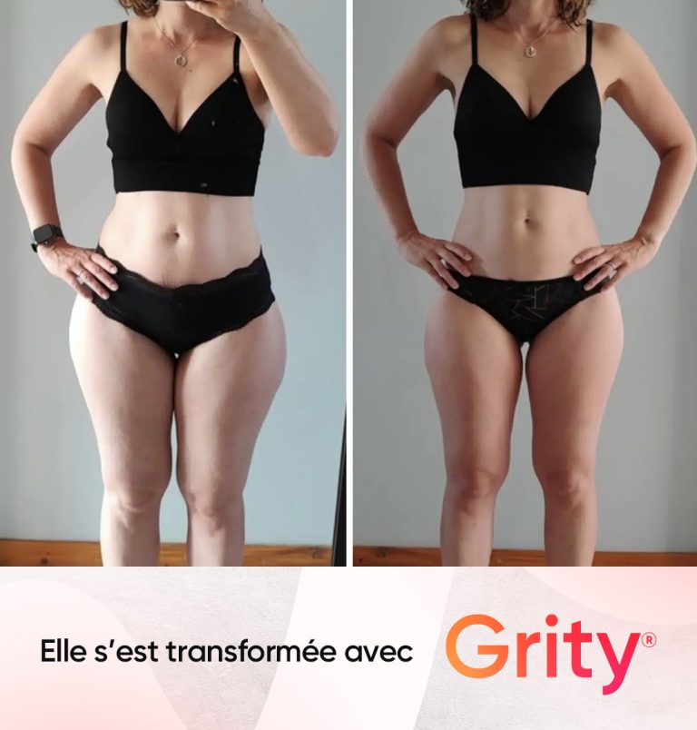 Transformation physique - Application Sport & Nutrition- Grity