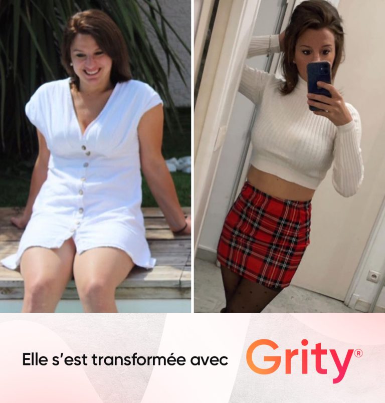 Transformation physique - Application Sport & Nutrition- Grity