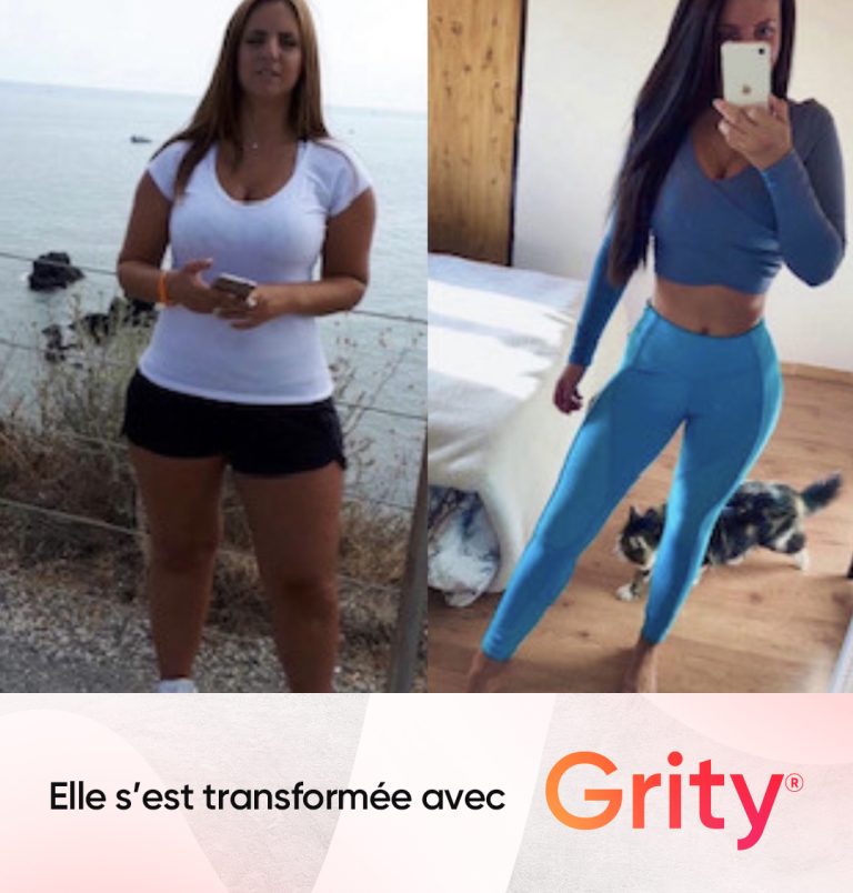 Transformation physique - Application Sport & Nutrition- Grity