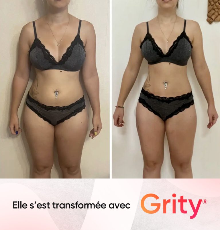 Transformation physique - Application Sport & Nutrition- Grity