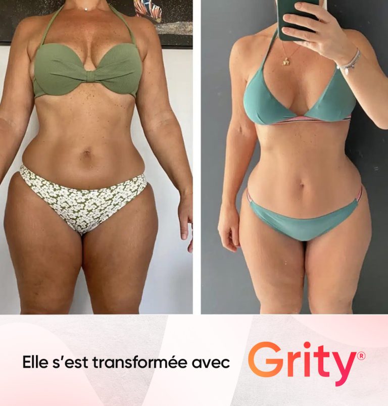 Transformation physique - Application Sport & Nutrition- Grity