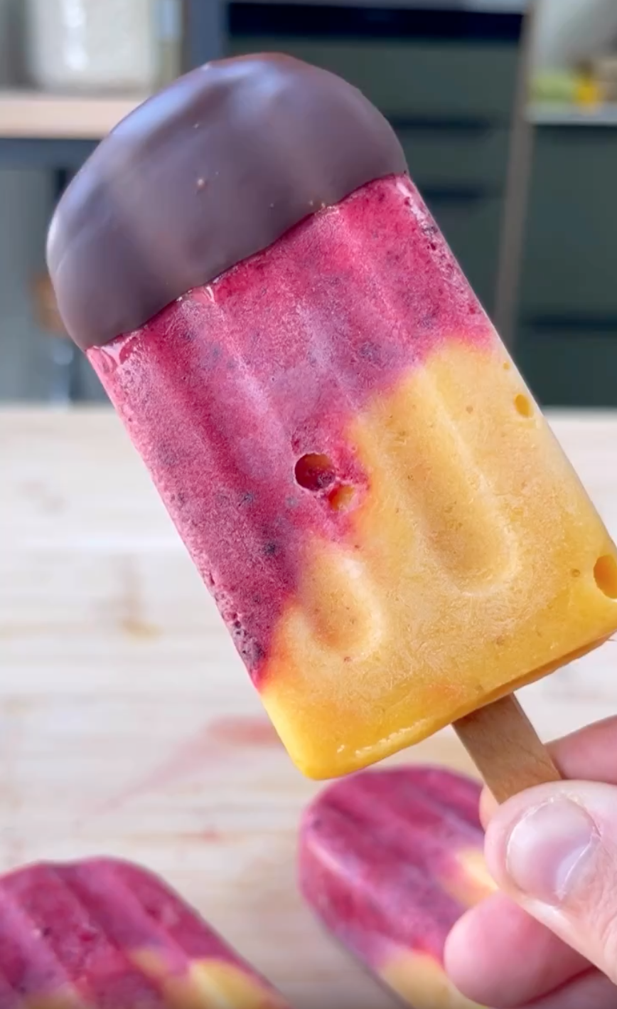 Glace healthy aux fruits