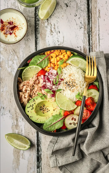 Salade de riz gourmande au thon