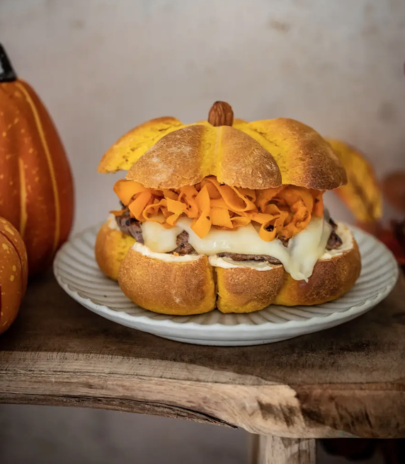 Burger Citrouille d’Halloween