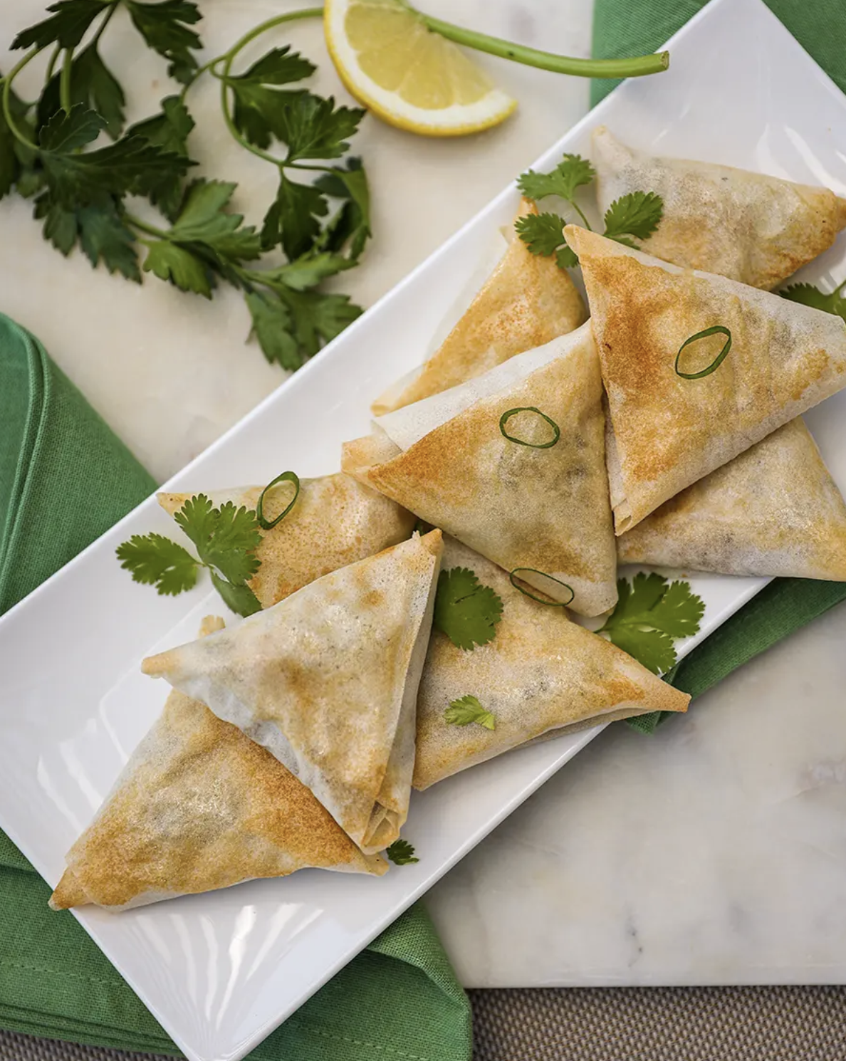 Samoussa au bœuf et à la carotte